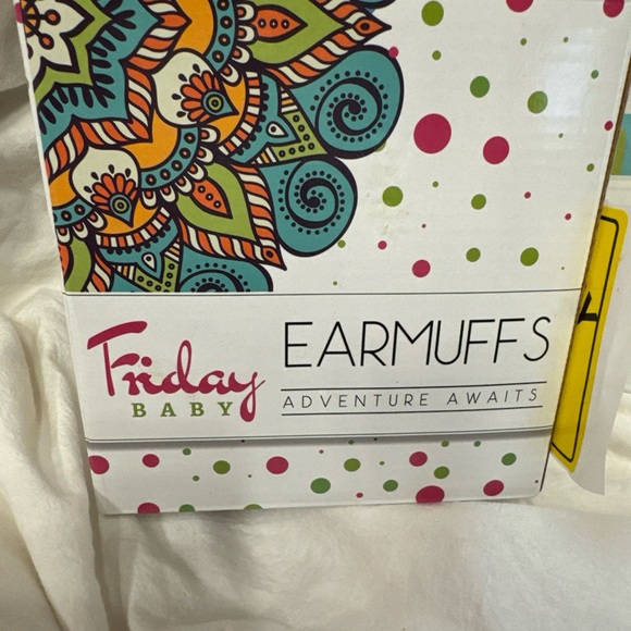 Friday Baby Infant Ear Muffs Pink with adjustable strap. New in Box. - Picture 4 of 7